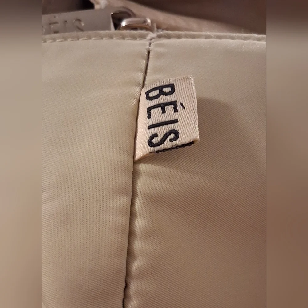 EUC Beis The Diaper Bag Cream Vegan Neutral Casual Maternity Mother Baby Bag
